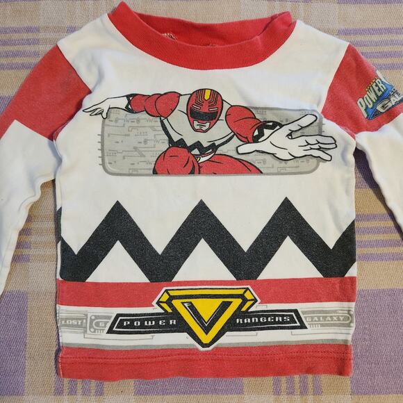 RARE Vintage Mighty Morphin Power Rangers Red Ranger Unisex Youth Sz 6 90s Lost - Picture 6 of 10